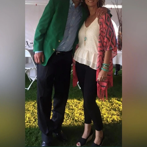 Coral fringed kimono - Picture 4 of 4